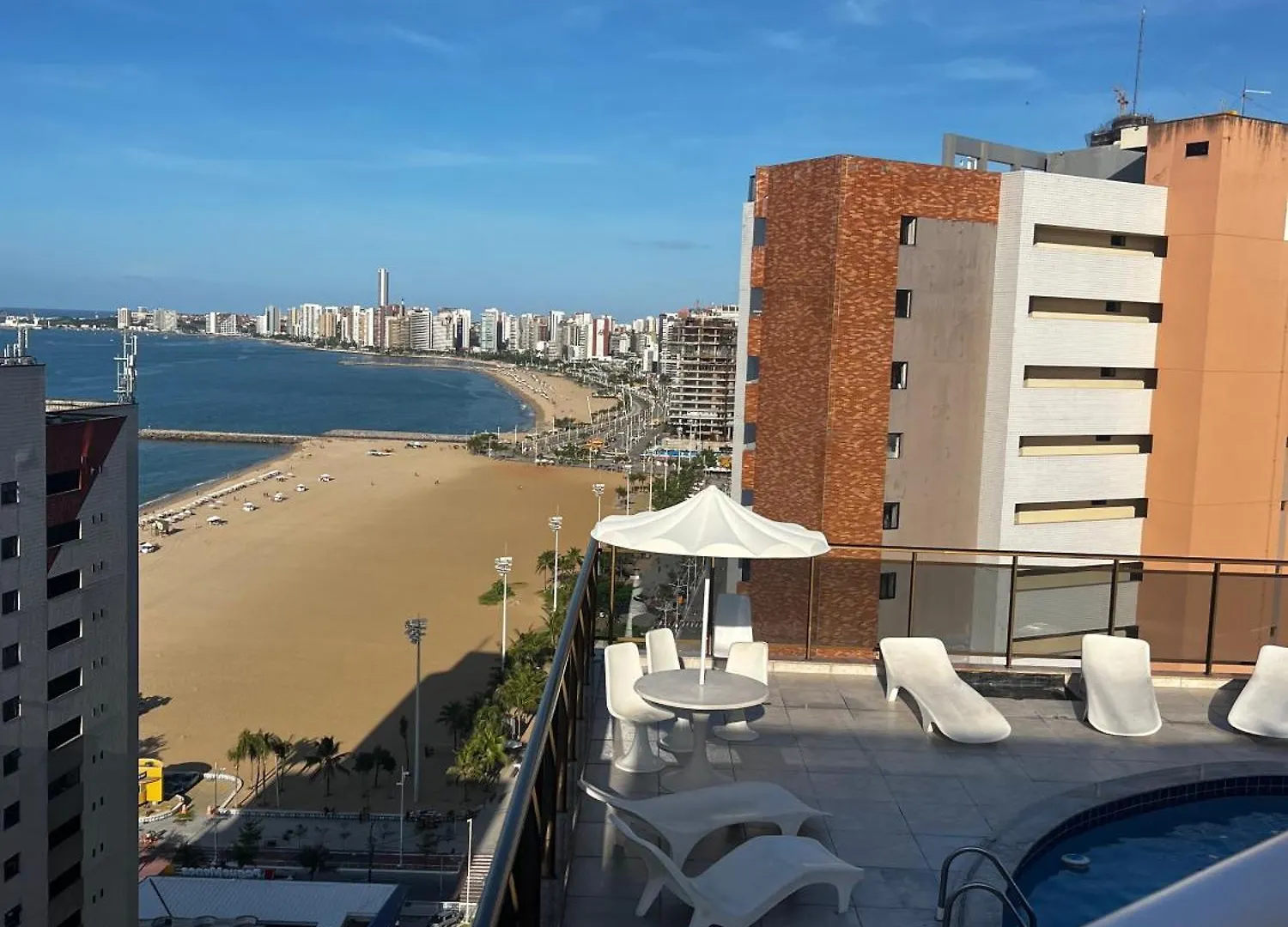 Flat Praia De Iracema Vista Mar Fortaleza  Brazil